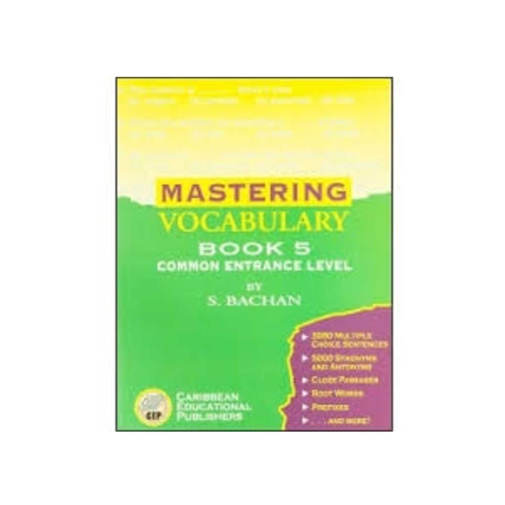 Mastering Vocabulary Book 5 – Common Entrance Level – Grand Pharmacy