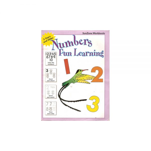 Sunzone Workbooks  Numbers Fun Learning   3 Years and Older