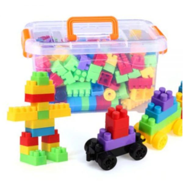 Plastic Building Blocks (In Case)