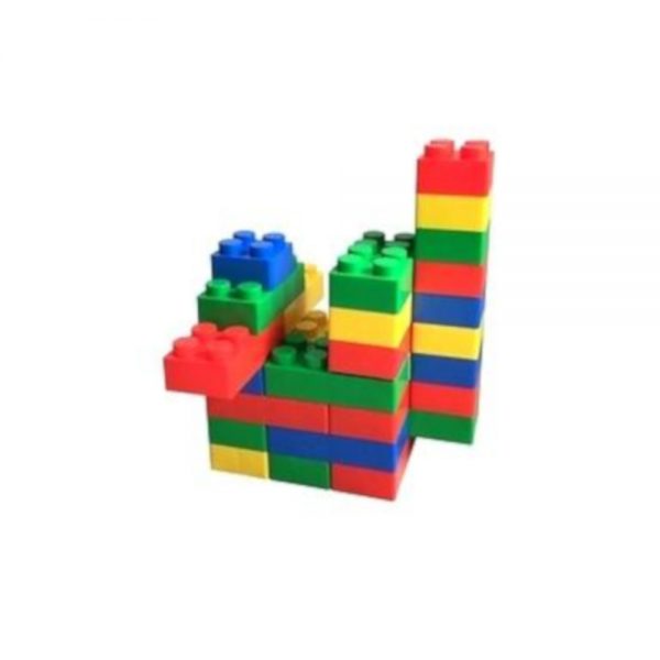 Plastic Building Blocks (In Bag + Wheels) - Image 3