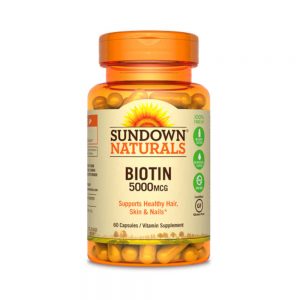 Sundown Naturals Biotin 5000 MCG