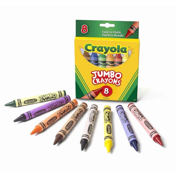 Crayola Jumbo Crayons 8 - Image 2