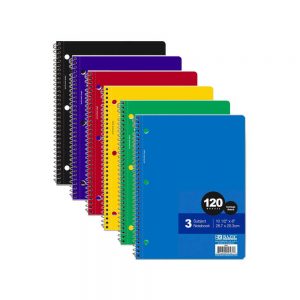 3 Subject Note Book