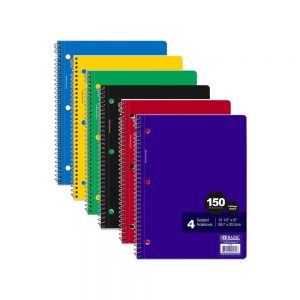 4 Subject Note Book
