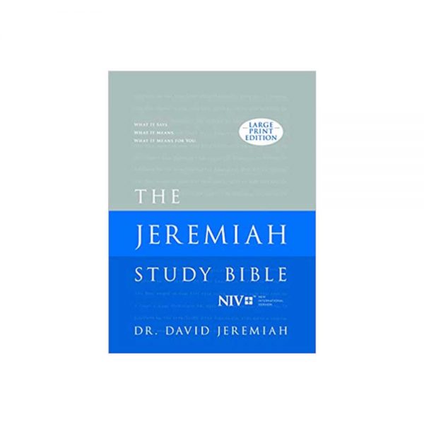 NIV The Jeremiah Study Bible (Large Print)