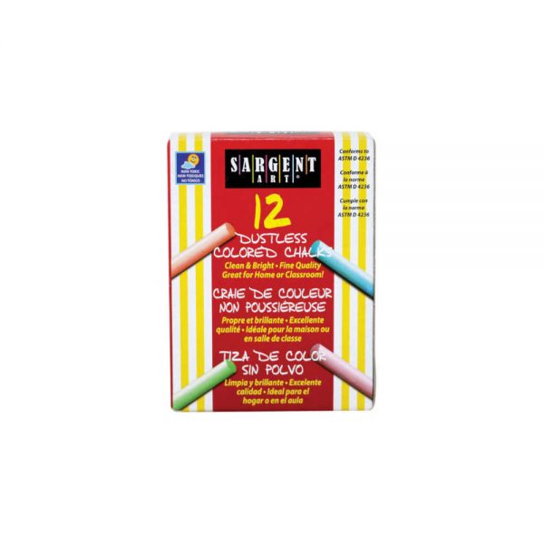 Sargent Art Dustless Colored Chalk