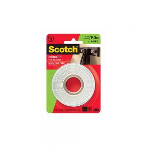 Scotch Indoor Mounting Tape 75" Holds