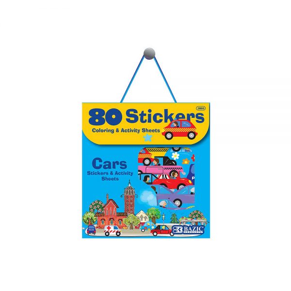 80 Stickers - Coloring & Activity Sheets