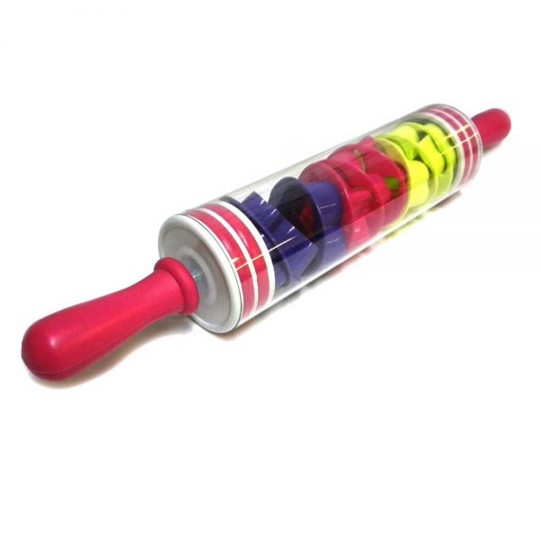 Rolling Pin - with cookie cutters