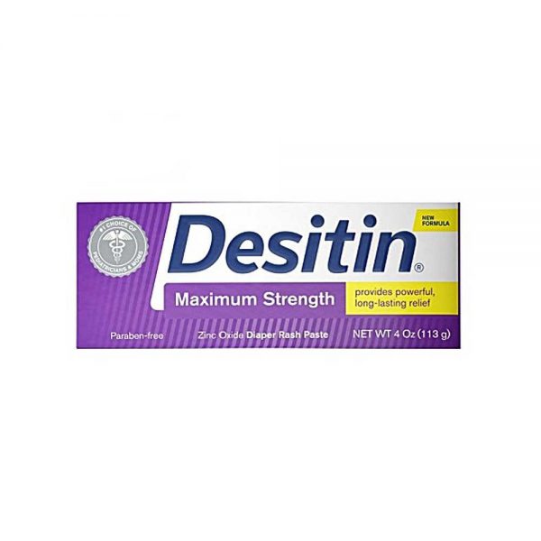 Desitin Zinc Oxide Diaper Rash Paste Maximum Strength 4 Oz - Image 2