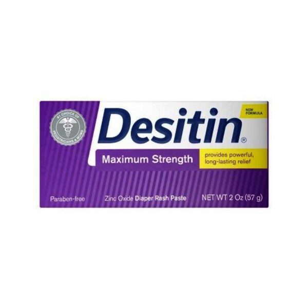 Desitin Zinc Oxide Diaper Rash Paste Maximum Strength 2 Oz - Image 2