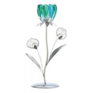 Gallery Of Light Peacock Bloom Candle Holder