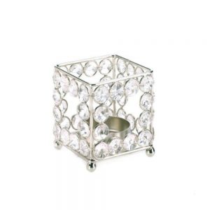 Gallery Of Light Crystal Box Tealight Holder