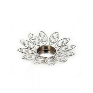 Gallery Of Light Crystal Flower Tealight Holder