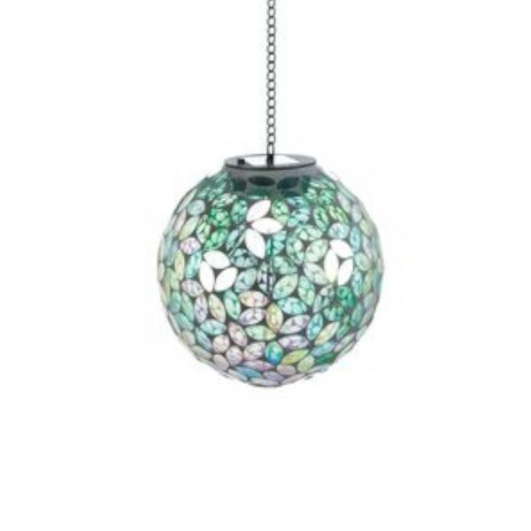 Summer Terrace Pink Solar Mosaic Ball